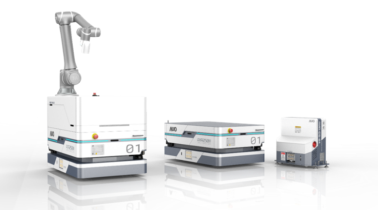 尊龙數位開發的自主式移動機器人（AMR250M），搭配全向輪並結合AI演算法、2D LiDAR、3D攝影機等技術，協助客戶實現產線全自動化